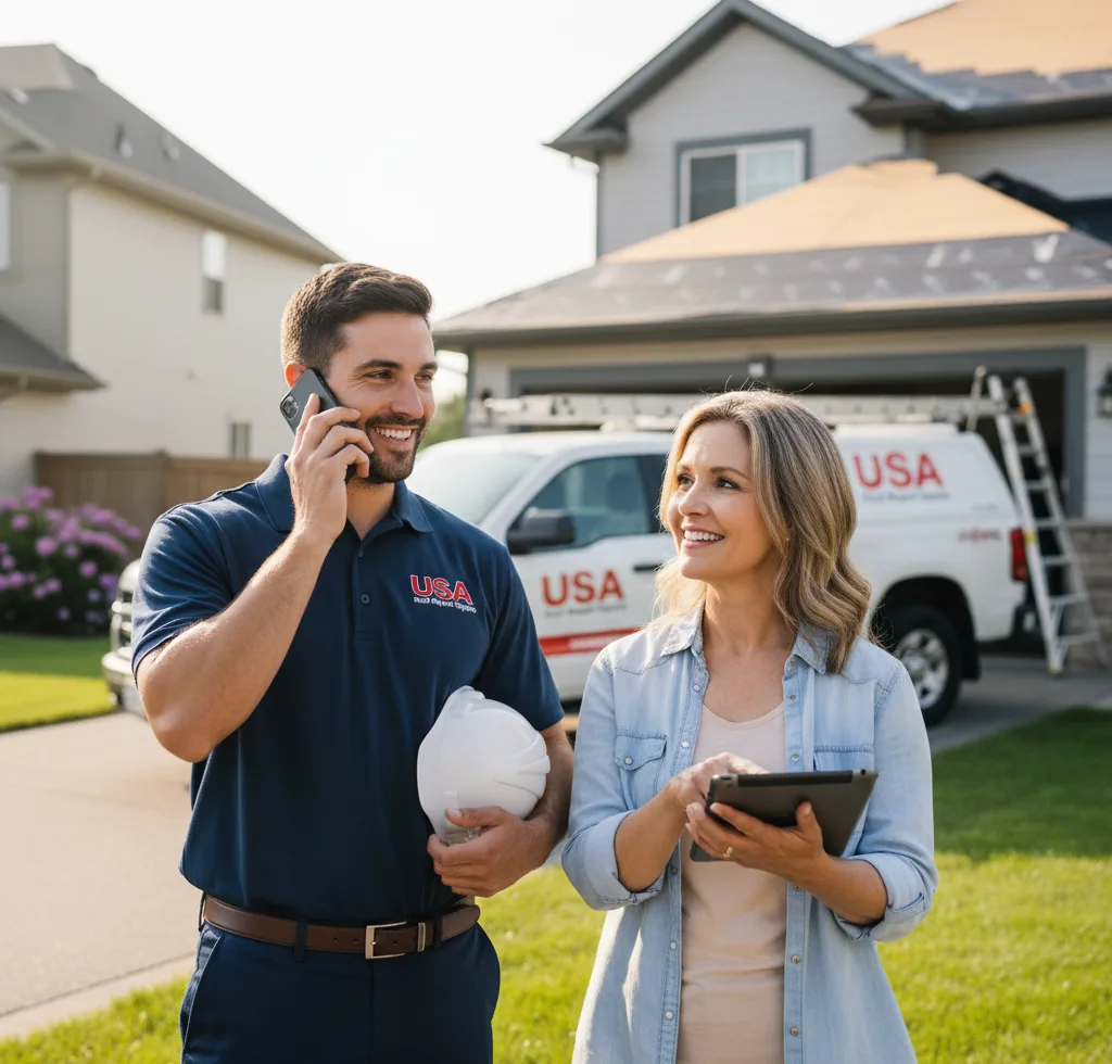 USA Roof Repair Experts customer support in McAlester
